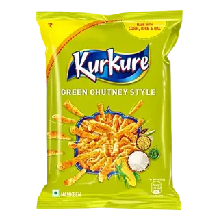 Kurkure Namkeen Green Chutney Rajasthani Style | 35g | Pack of 1