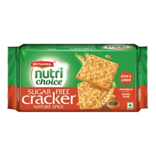 Britannia Nutri Choice Sugar Free Cracker Natural Spice | 300g | Pack of 1
