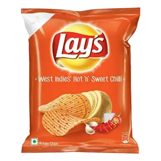 Lay's West Indies Hot Sweet Chili Potato Chips | 48g | Pack of 1