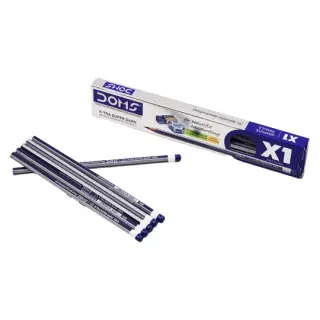 Doms X1 Xtra Dark Pencil | Pack of 10