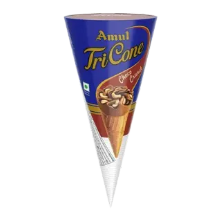 Amul Tri Cone Choco Crunch - 120 ml