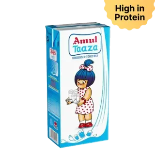 Amul Taaza Toned Milk - 200ml