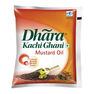 Dhara Kachi Ghani Mustard Oil - 455g