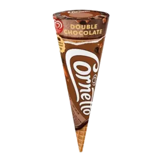 Kwality Walls Double Chocolate Cornetto Cone Ice Cream - 105ml