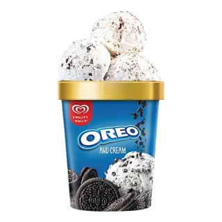 Kwality Walls Oreo And Cream Tub - 700ml