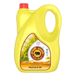 Hathi Brand Kacchi Brand Mustard Oil - 5Ltr