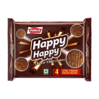 Parle Happy Happy Choco Chip Cookies 396g | Pack of 1