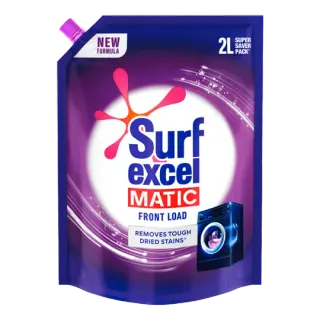 Surf Excel Matic Front Load Liquid Detergent Pouch | 2L | Pack of 1