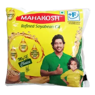 Mahakosh Refined Soyabean Oil Pouch - 375g