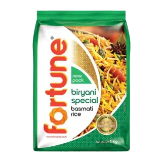 Fortune Biryani Special Basmati Rice Pouch - 1Kg