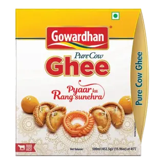 Gowardhan Ghee Tetra Pack - 500ml