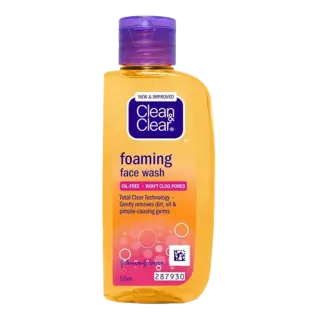 Clean & Clear Foaming Face Wash 50ml | Pack of 1
