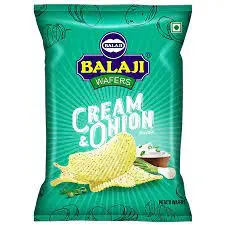 Balaji wafer Cream & Onion Flavour Chips 35g