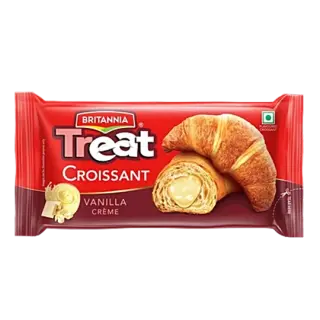Britannia Treat Croissant Vanilla Creme | 45g | Pack of 1