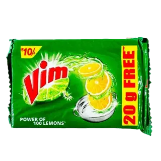 Vim Dishwash Bar | 110 g + 20 g Free | Pack of 1