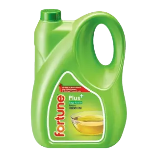 Fortune Plus Soya Health Refined Soyabean Oil - 5 Ltr