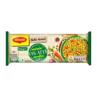 Maggi Masala Veg Atta Noodles | 290g | Pack of 1