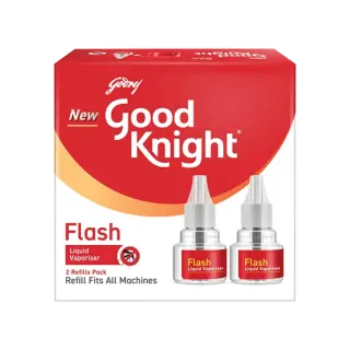 Good Knight Flash Mosquito Repellent Refill | 45ml x 2 | Pack of 2