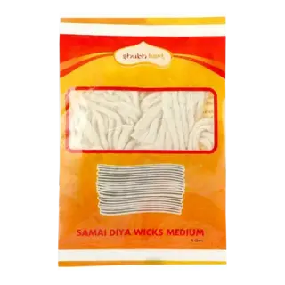 Shubhkart Samai Diya Wicks | 4g | Pack of 1