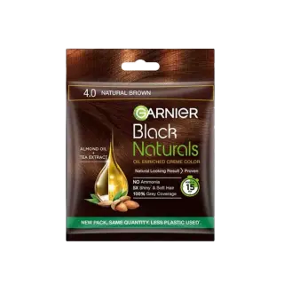 Garnier Black Natural 4 + Natural Brown Hair Color 20ml