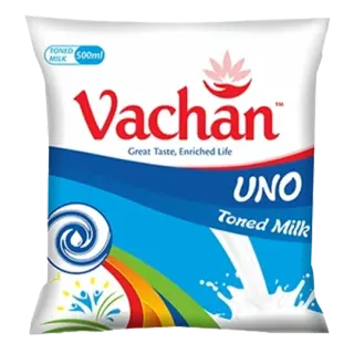 Vachan Uno Toned Milk - 500ml