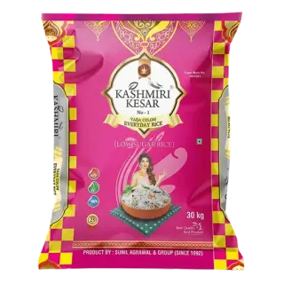 Kashmiri Keshar No 1 Low Sugar Rice 30 Kg