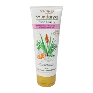 Patanjali Saundarya Face Wash | 60 g | Pack of 1