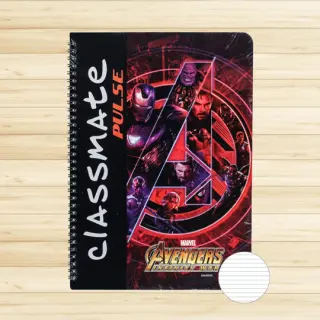 Classmate Pulse Spiral Notebook Ruled | 160 Pages | Pack of 1 | Design May Vary