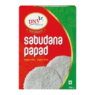 DNV Sabudana Papad | 100g | Pack of 1