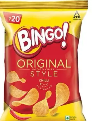 Bingo Original Style Chilli Sprinkled Potato Chips 45 g