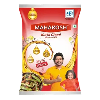 Mahakosh Kachi Ghani Mustard Oil - 850g Pouch
