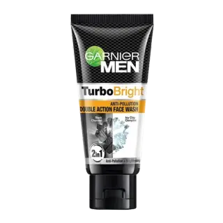 Garnier Men Turbo Bright Anti Pollution Face Wash 50g