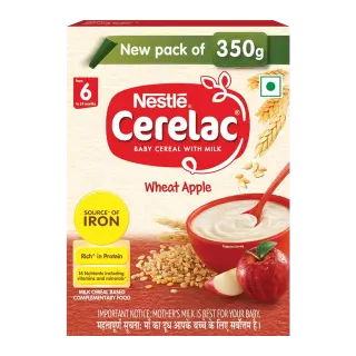 Nestle Cerelac Wheat Apple 6-24 Months 350g