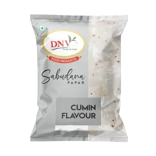 DNV Cumin Sabudana Papad | 70g | Pack of 1