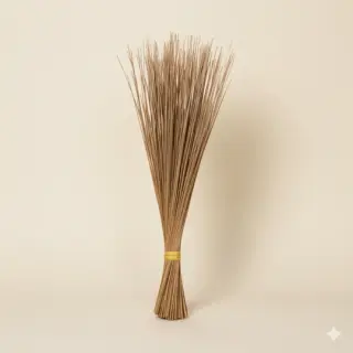 Coconut Broom Heavy Duty 35inch for Outdoor Cleaning