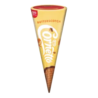 Kwality Wall's Butter Scotch Cone Ice-Cream - 27gm