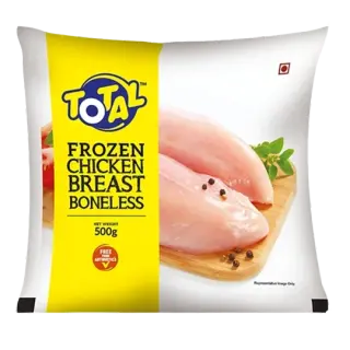 Total Boneless Frozen Chicken Breast - 500 g