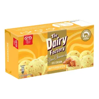 Kwality Walls The Dairy Factory Butterscotch Ice Cream 700 ml