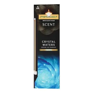 Mangaldeep Scented Bambooless Dhoop Sticks | Crystal Water | (Charcoal Free) 24 Sticks | Pack of 1