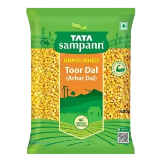 Tata Sampann Toor Arhar Dal Unpolished - 500g