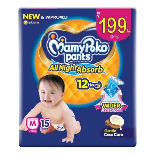Mamy poko pants All Night Absorb M | 15 Pants