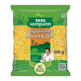 Tata Sampann Unpolished Moong Dal - 500g