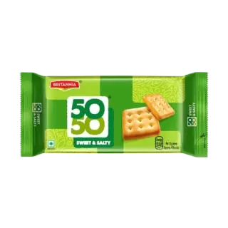 Britannia 50-50 Sweet & Salty Biscuit | 200g | Pack of 1