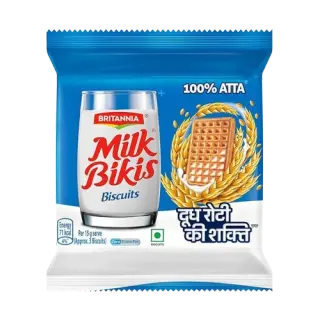 Britannia Milk Bikis Biscuits | 170.5g | Pack of 1