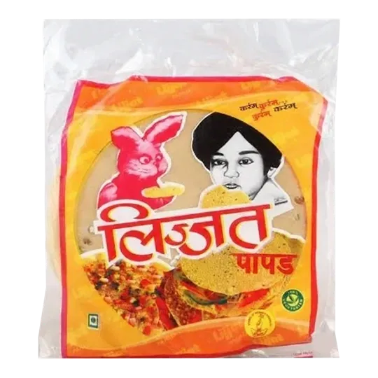 Lijjat Punjabi Masala Papad 200g | Pack of 1