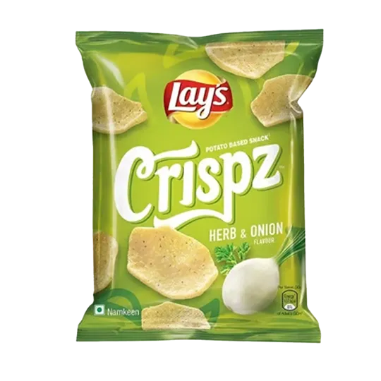 Lays Crispz Herb And Onion Flavour Potato Chips | 46g | Pack of 1