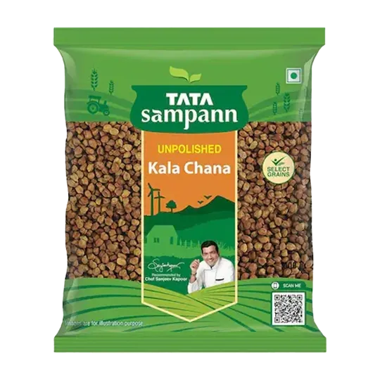 Tata Sampann Unpolished Kala Chana - 500g