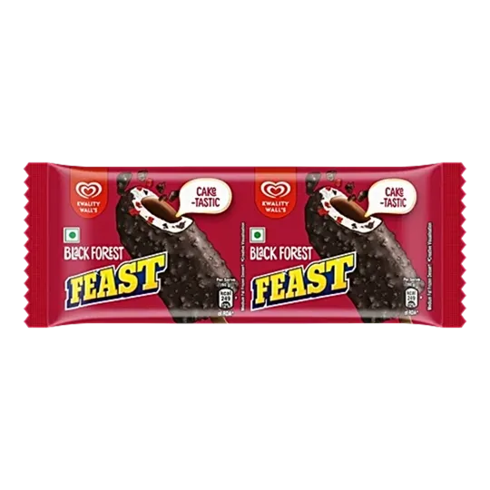 Kwality Walls Feast Black Forest Ice Cream - 60g