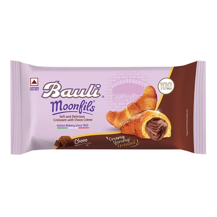 Bauli Moonfils Choco Puff Roll | 45g | Pack of 1