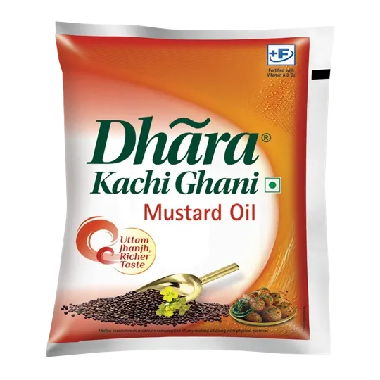 Dhara Kachi Ghani Mustard Oil - 455g